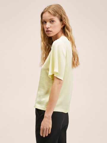 MANGO Bluse 'NICE' in Gelb