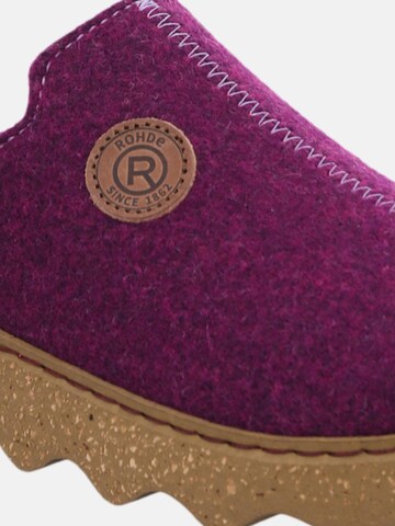 ROHDE Clogs 'Foggia-D' in Purple