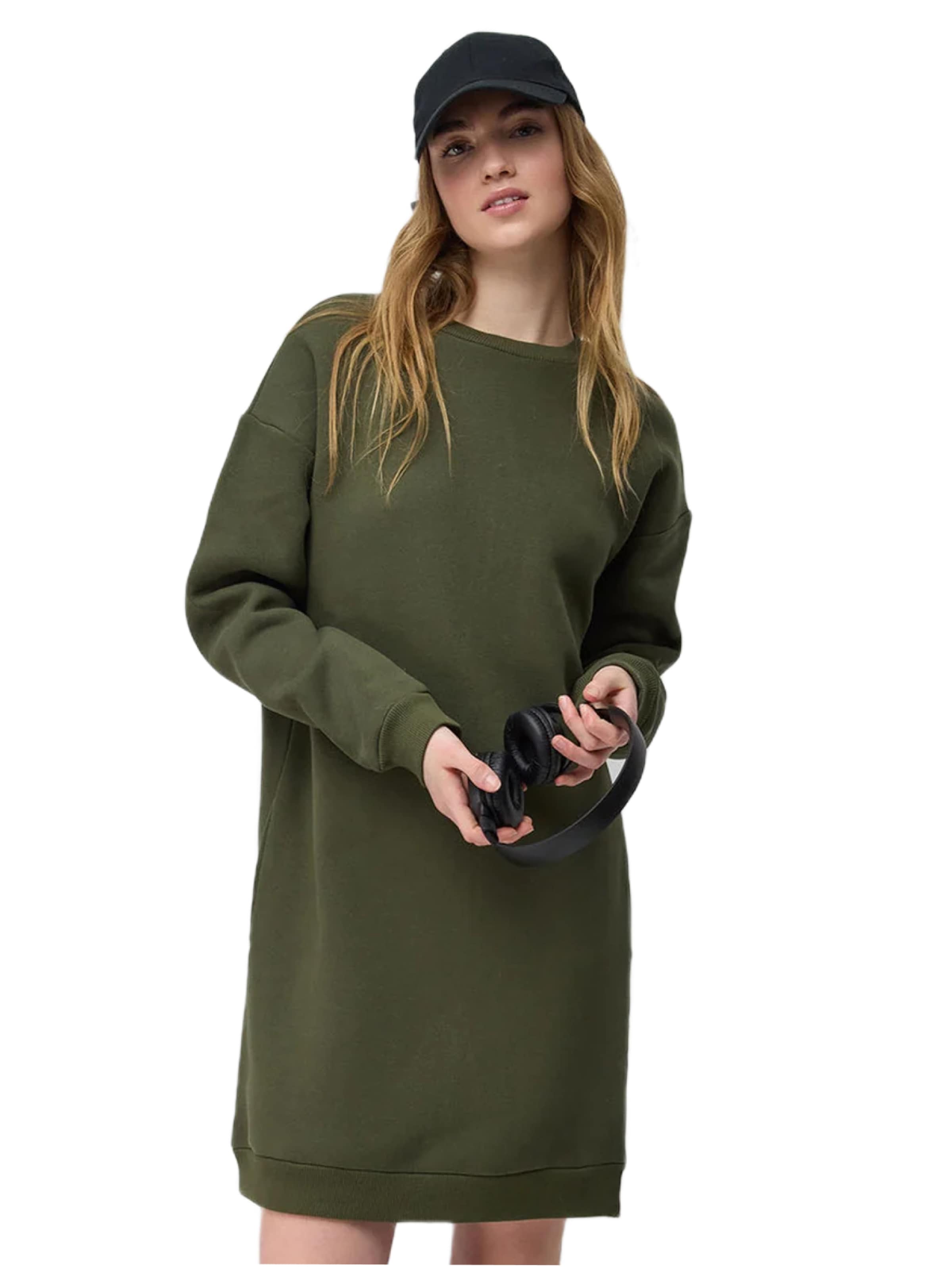 No Matter What Sweatshirt in Groen: voorkant