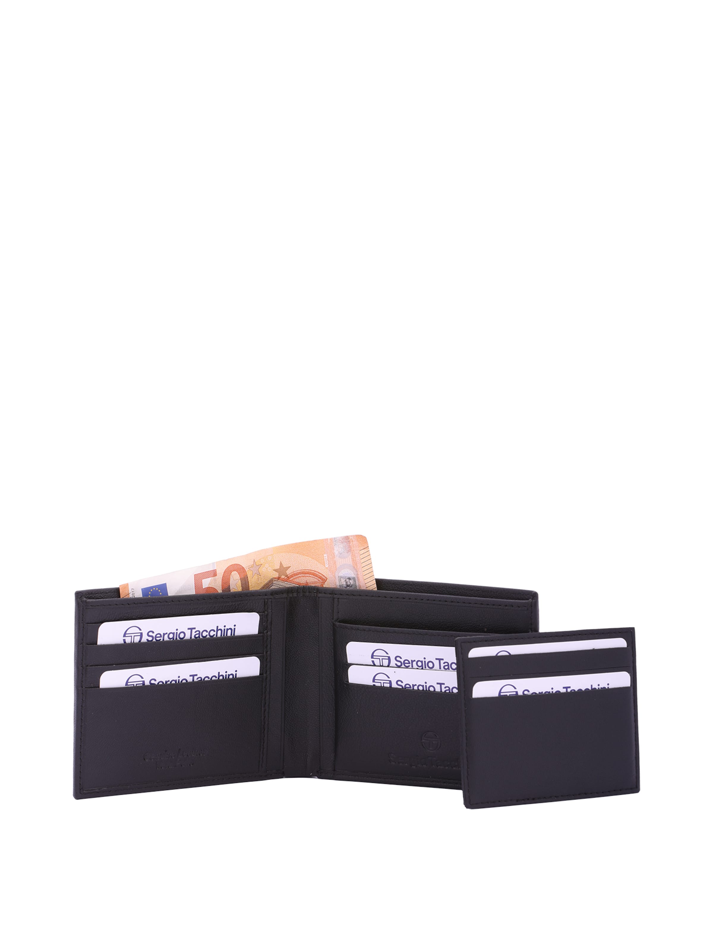 Porte-monnaies Sergio Tacchini en noir