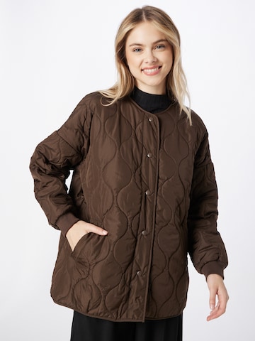 Noisy may Between-Season Jacket 'Feline' in Brown: front