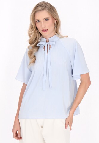 DreiMaster Klassik Блузка 'Classic Look' в Синий: спереди