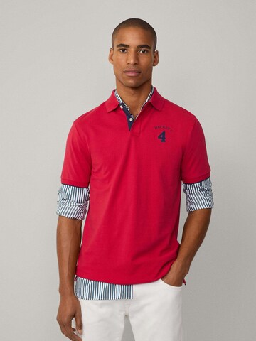 Hackett London Poloshirt 'Heritage' in Rot: Vorderseite