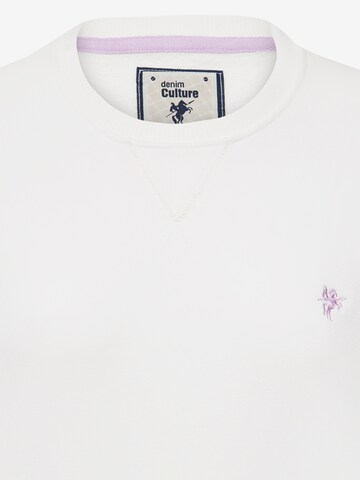DENIM CULTURE Sweatshirt 'Wendy' in White