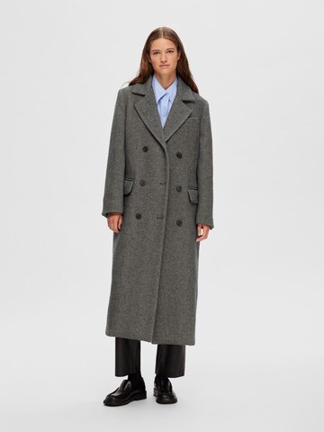 SELECTED FEMME Between-Seasons Coat in Grey