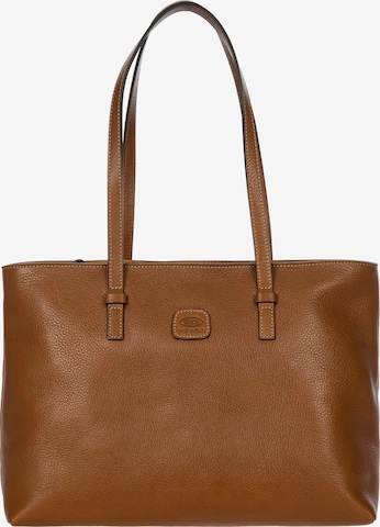 Bric's Shopper in Brown: front