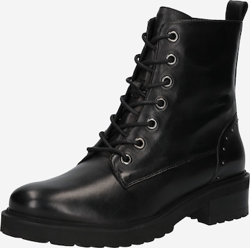 SPM Lace-Up Ankle Boots 'LOFLACE' in Black: front