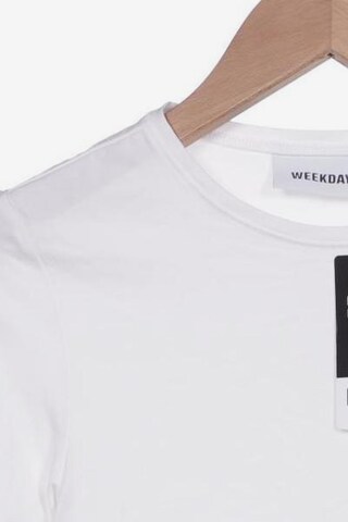 WEEKDAY T-Shirt XS in Weiß