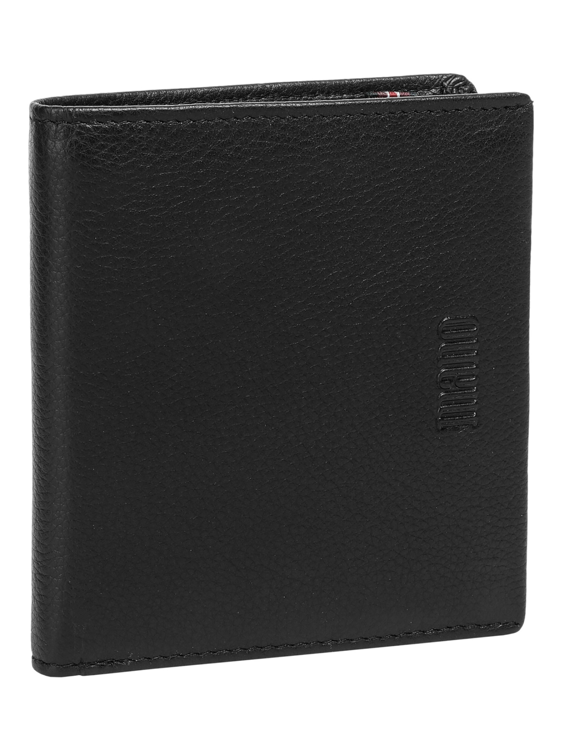 Porte-monnaies 'MEDIO' mano en noir
