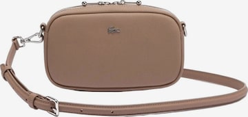 LACOSTE Axelremsväska i beige: framsida