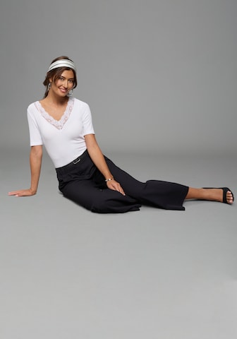 LAURA SCOTT Wide leg Pants in Black