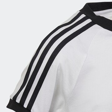 ADIDAS ORIGINALS Тениска 'Adicolor 3-Stripes' в бяло