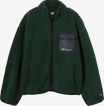Veste en polaire Champion Authentic Athletic Apparel en vert : devant