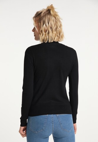 usha BLUE LABEL Knit Cardigan in Black