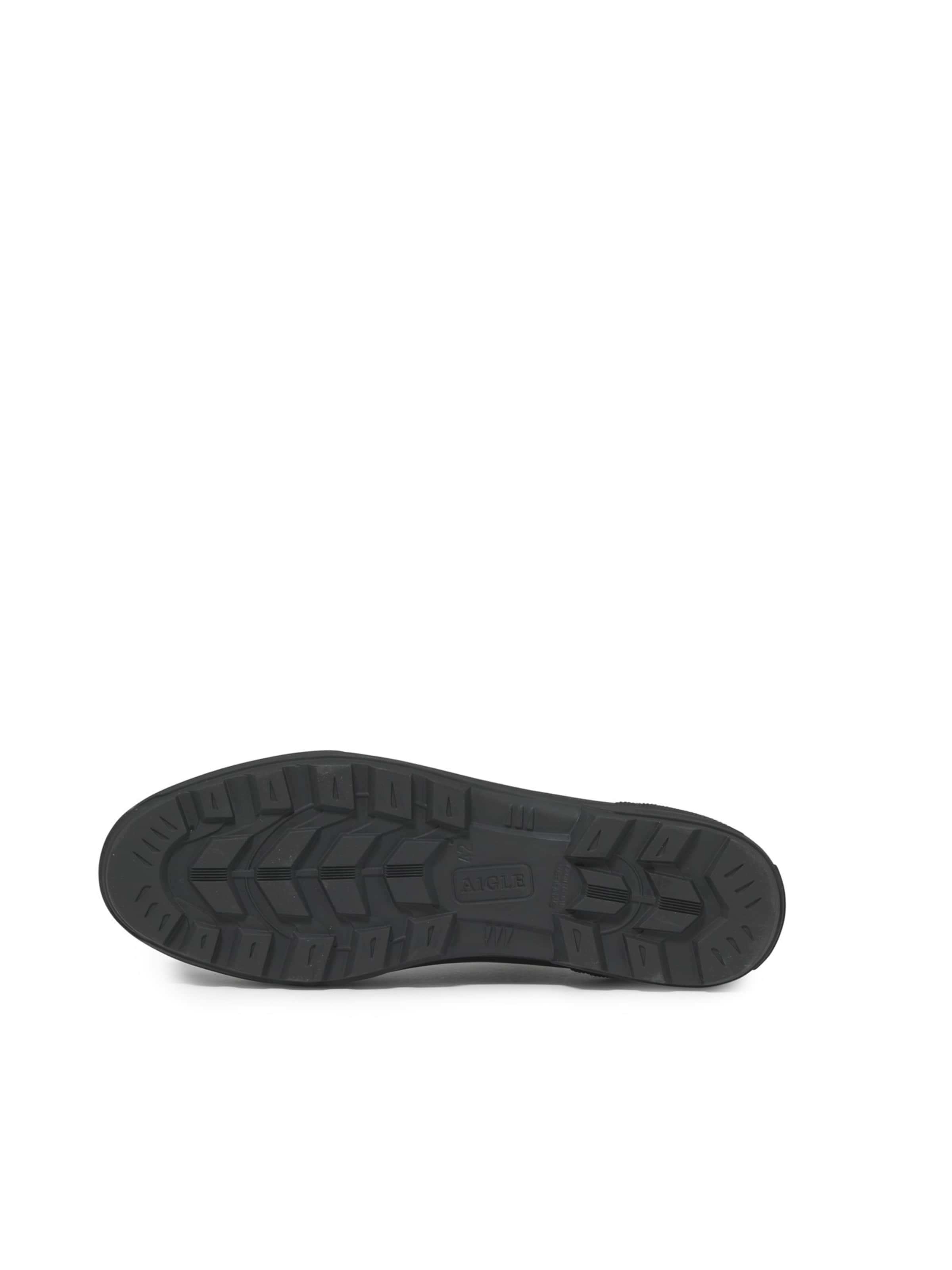 AIGLE - Bota de borracha 'Lessfor Plus' em preto: abaixo