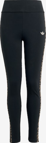 ADIDAS ORIGINALS Skinny Leggingsit värissä musta: etupuoli