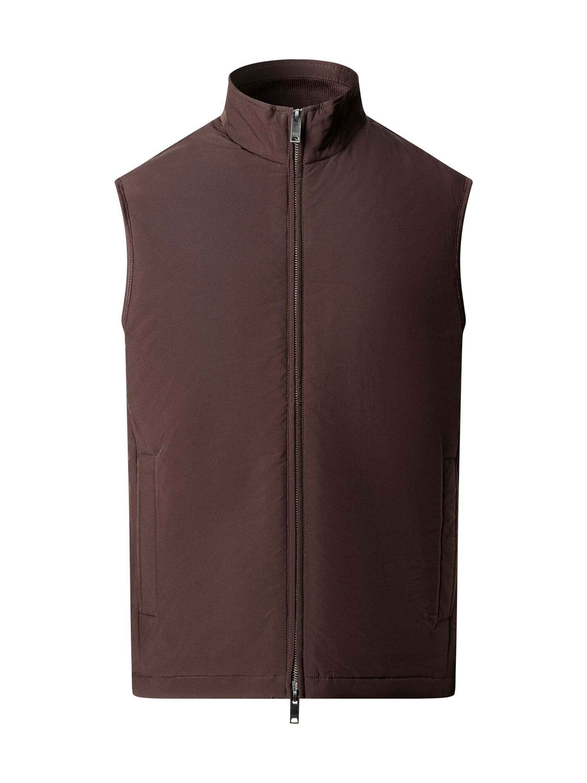 Hackett London Vest 'Windsor' in Brown: front