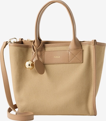 FURLARučna torbica 'DIVIDE IT' - bež boja: prednji dio