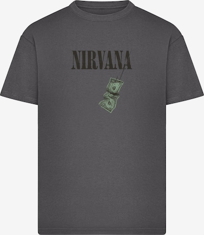 Merchcode Camisa 'Nirvana Nevermind Dollar' em L em cinzento / verde claro / preto, Vista do artigo