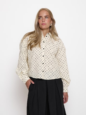 T-shirt 'Raula' Peppercorn en blanc : devant