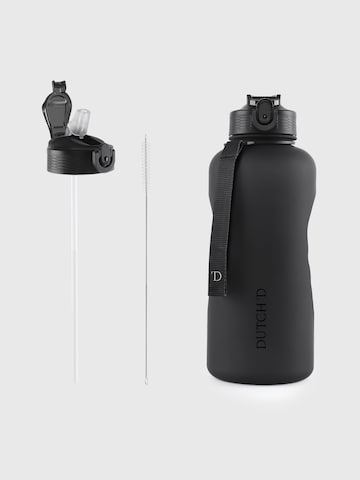 Dutch'D Drinking bottle 'Straw 2.2L' in Black: front