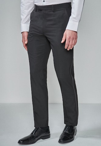 Next Slimfit Bukser med fals i sort