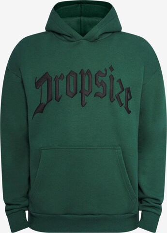 Dropsize Sweatshirt i grön: framsida