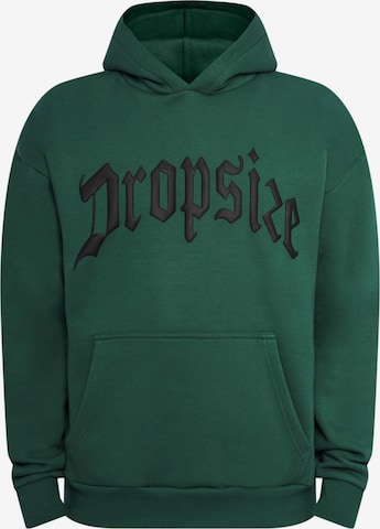 Sweat-shirt Dropsize en vert : devant