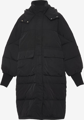 MYMO Χειμερινό παλτό σε μαύρο