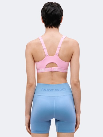 Bustier Soutien-gorge de sport 'INDY' NIKE en rose