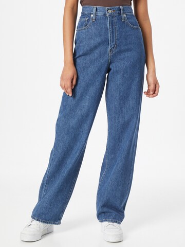 LEVI'S ® Regular Jeans 'High Waisted Straight' in Blauw: voorkant
