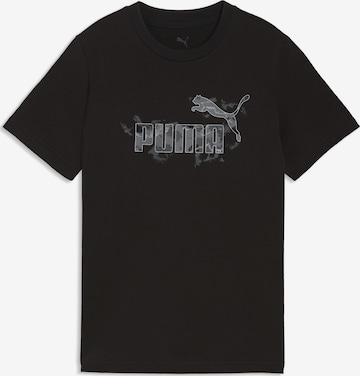 PUMA Shirt 'Essentials' in Zwart: voorkant