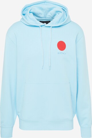 EDWIN Sweatshirt 'Japanese Sun' in Blue: front