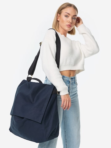 The Organic Company Crossbody Bag in Blue: front