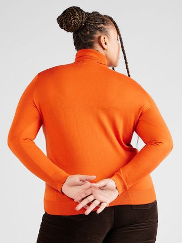 Lauren Ralph Lauren Plus Sweater 'ZOE' in Orange