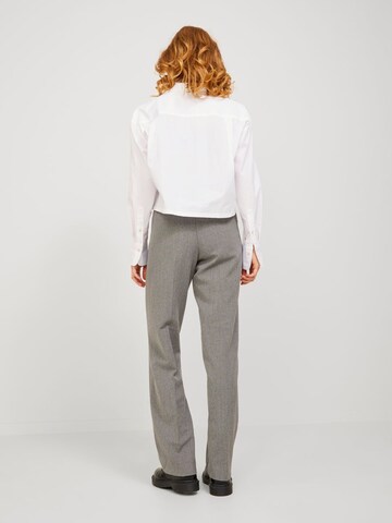 JJXX Regular Trousers with creases 'Mary' in Grey