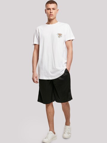 F4NT4STIC Shirt 'Tom And Jerry - Mummy Jerry' in White