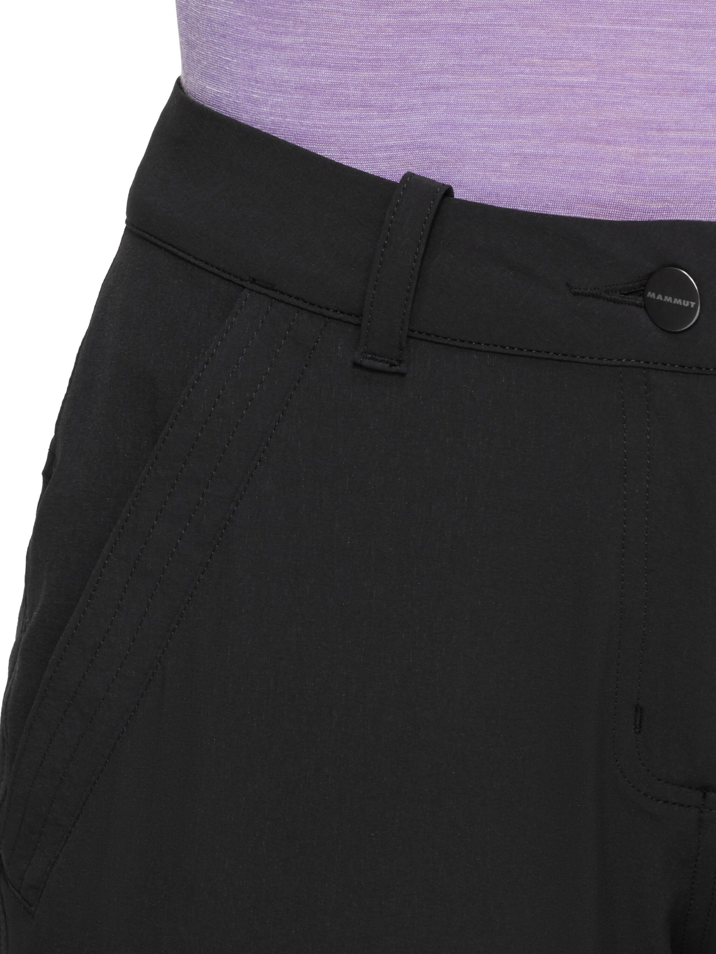 MAMMUT Regular Outdoorhose 'Hiking V' in Schwarz