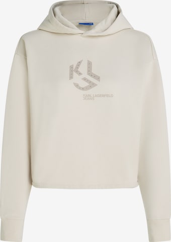 KARL LAGERFELD JEANSSweater majica - bijela boja: prednji dio