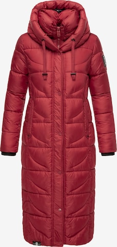 Manteau d’hiver 'Waffelchen' NAVAHOO en rouge : devant