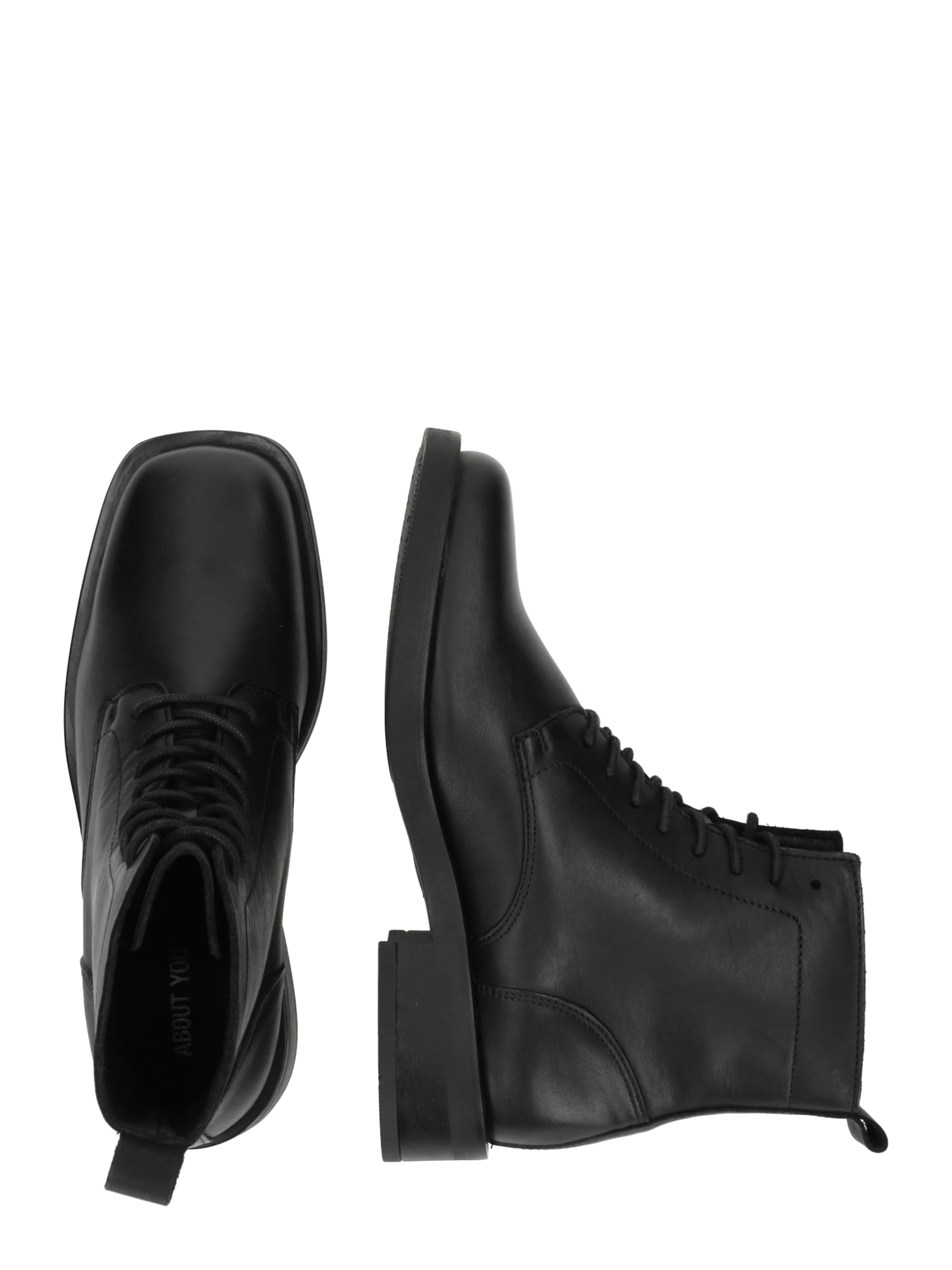 Bottines à lacets 'Anneke' ABOUT YOU en noir