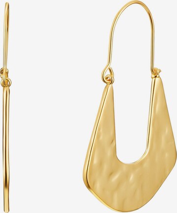 Yokoamii Earrings in Gold: front