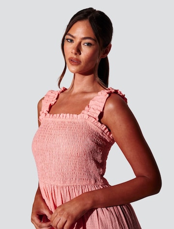 South Beach Mekko värissä vaaleanpunainen