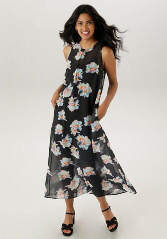 Aniston SELECTED Evening Dress in Black: front