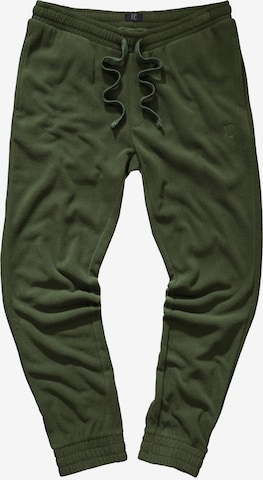 JP1880 Long Pajamas in Green: front
