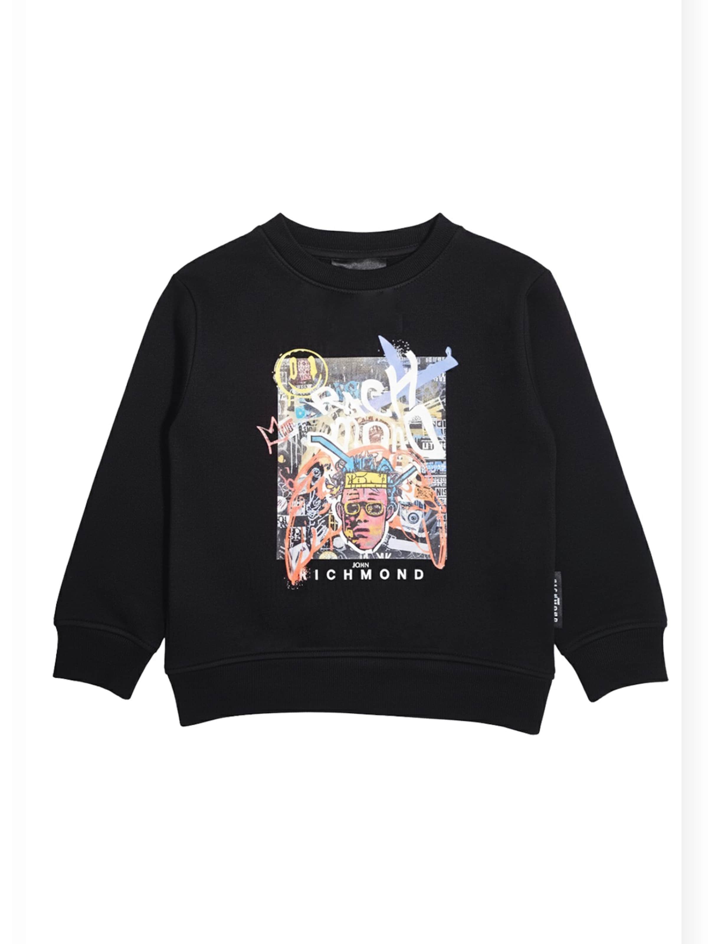 John Richmond - Sudadera 'Felpa girocollo nero per bambino' en negro: frente