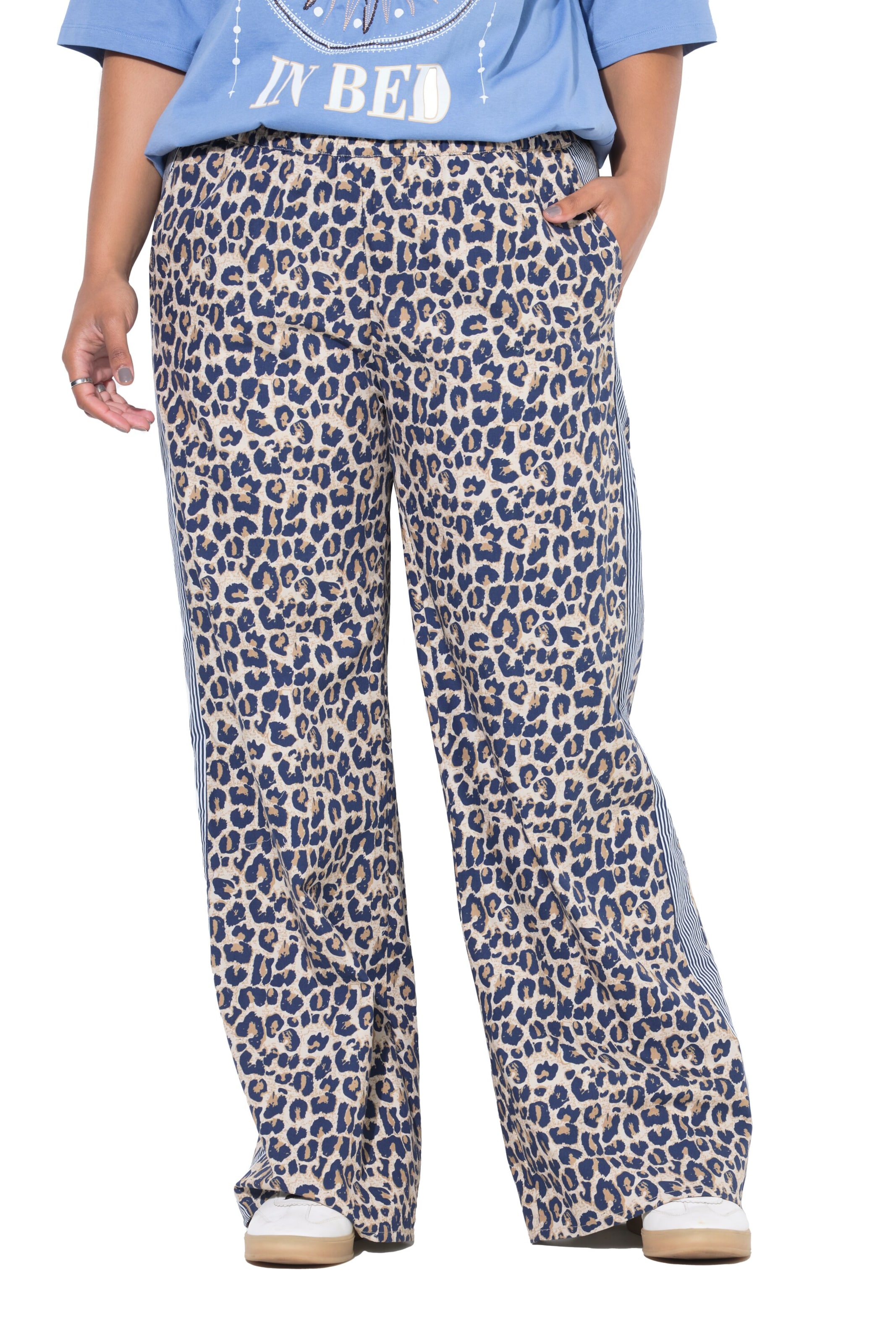 Studio Untold Wide leg Pants in Mixed colors: front
