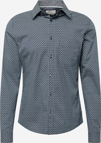 s.Oliver Button Up Shirt in Blue: front