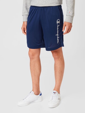 Champion Authentic Athletic Apparel regular Παντελόνι φόρμας σε μπλε: μπροστά