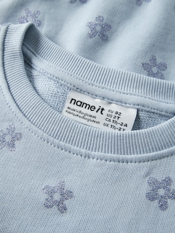 NAME IT Sweatshirt 'NMFVILUBA' in Blau